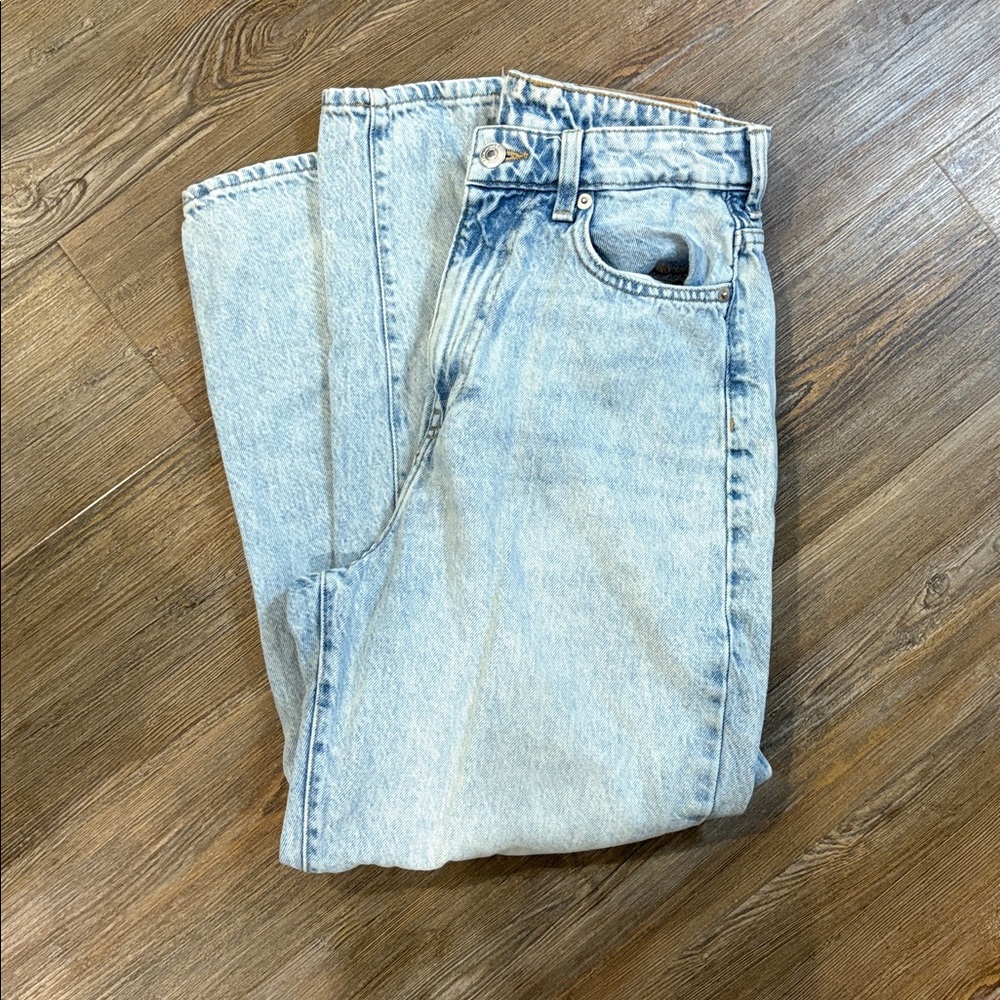 H&M High Rise Light Blue Jeans